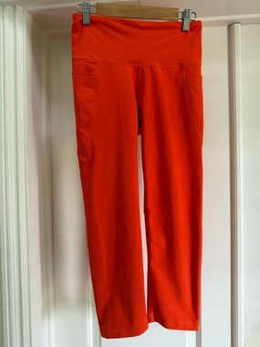 Old Navy Bright Orange Cropped Leggings